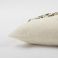 Natural Gold Sequined Elephant Trio Lumbar Pillow