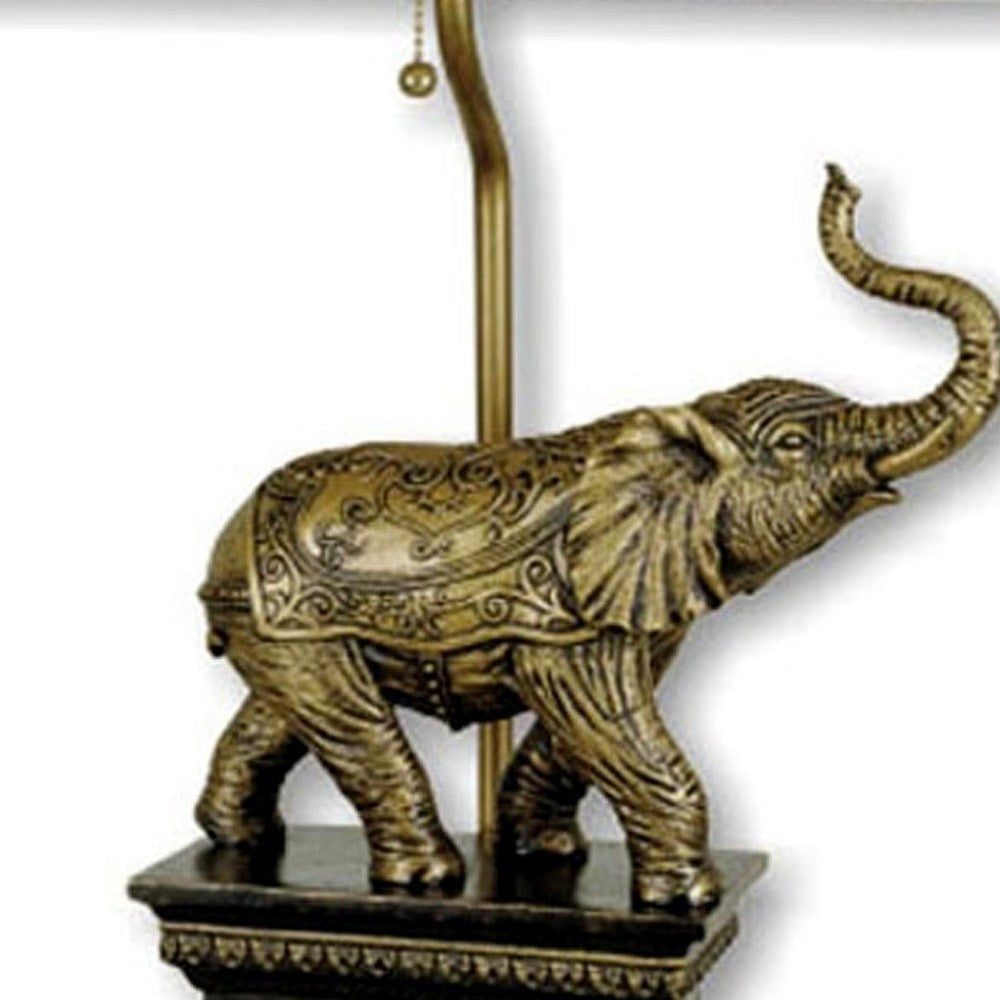 Antique Elephant Table Lamp