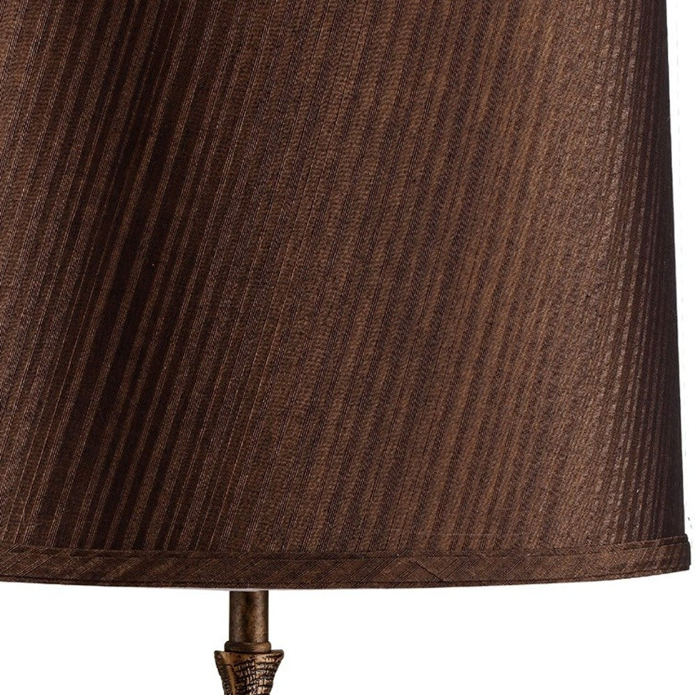 Antiqued Bronze Textured Elephant Table Lamp